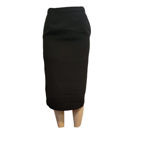 Fabiano Black Below The Knee Pencil Skirt - Picture 2 of 13